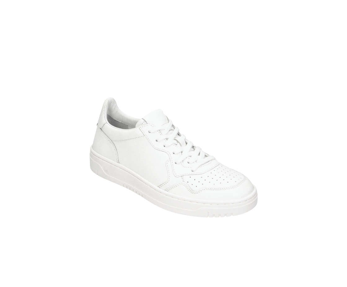 Ledersneaker weiß
