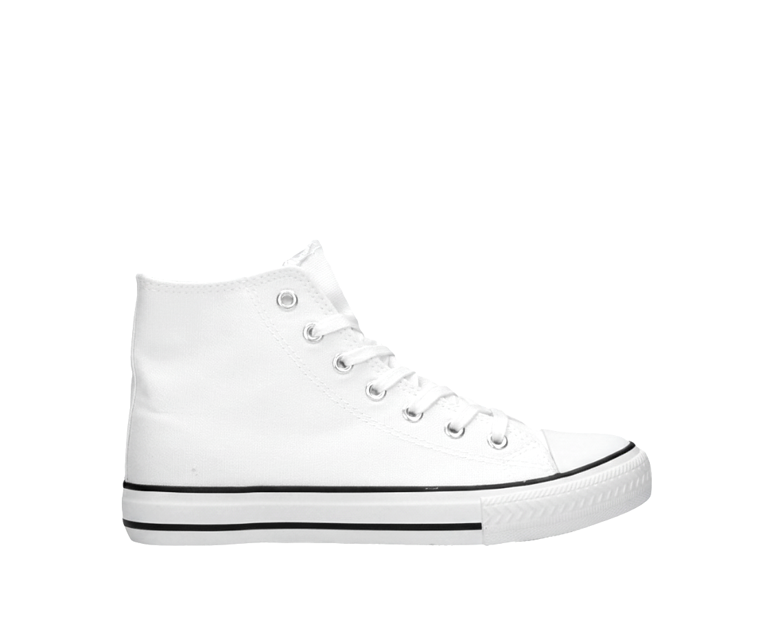 Leinenschuh Canvas weiß